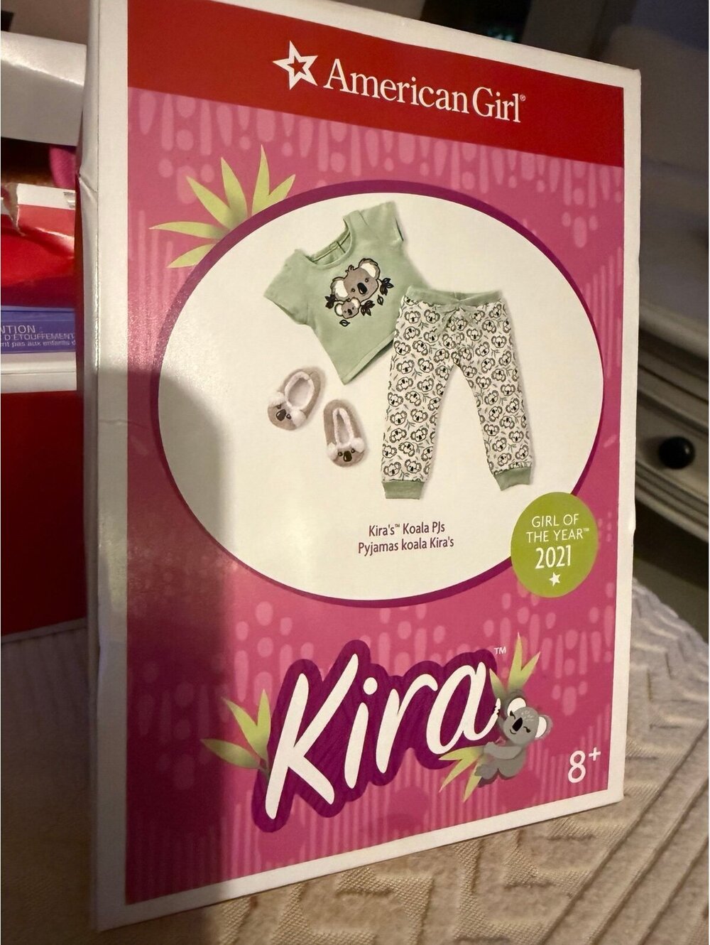 American Girl Kira Koala Pajama set 2021 NIB
